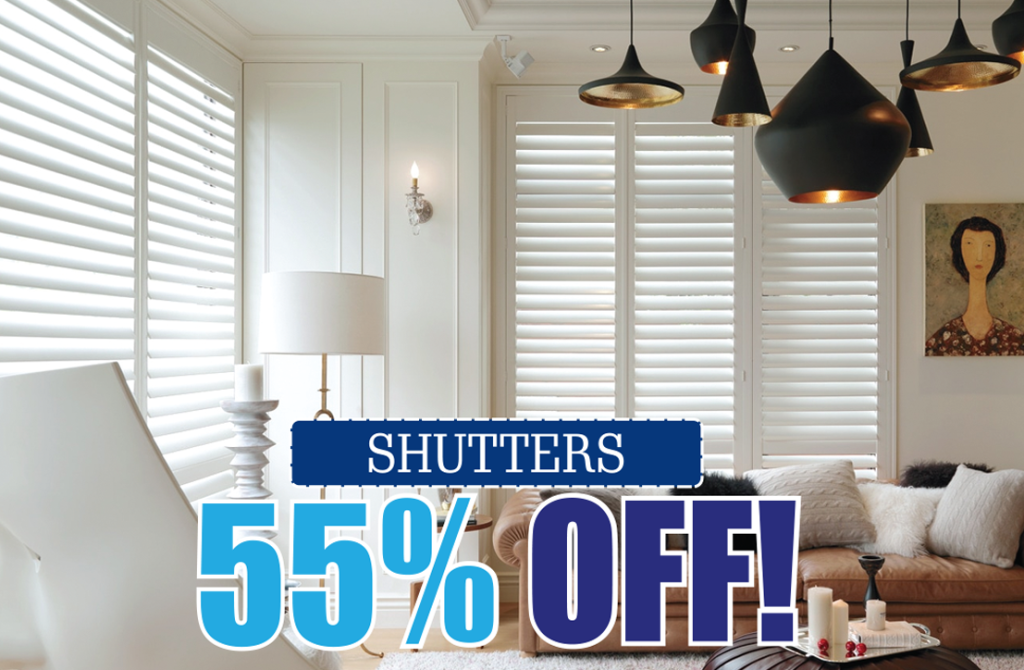Shutters 55% Off